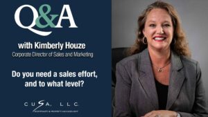 Read more about the article Q&A with CUSA: Do you need a sales effort, and to what level?