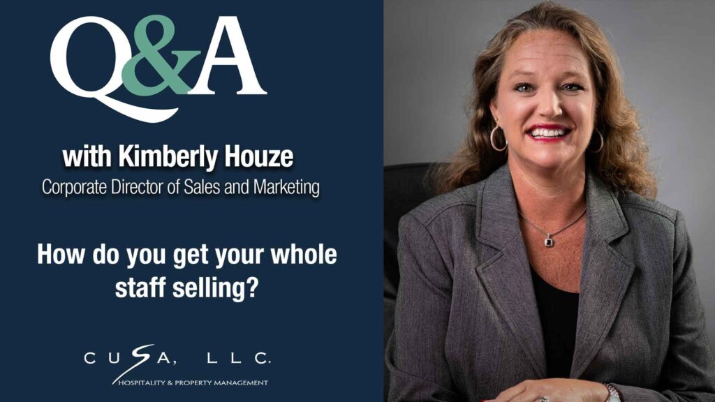 Q&A with CUSA: How do you get your whole staff selling?